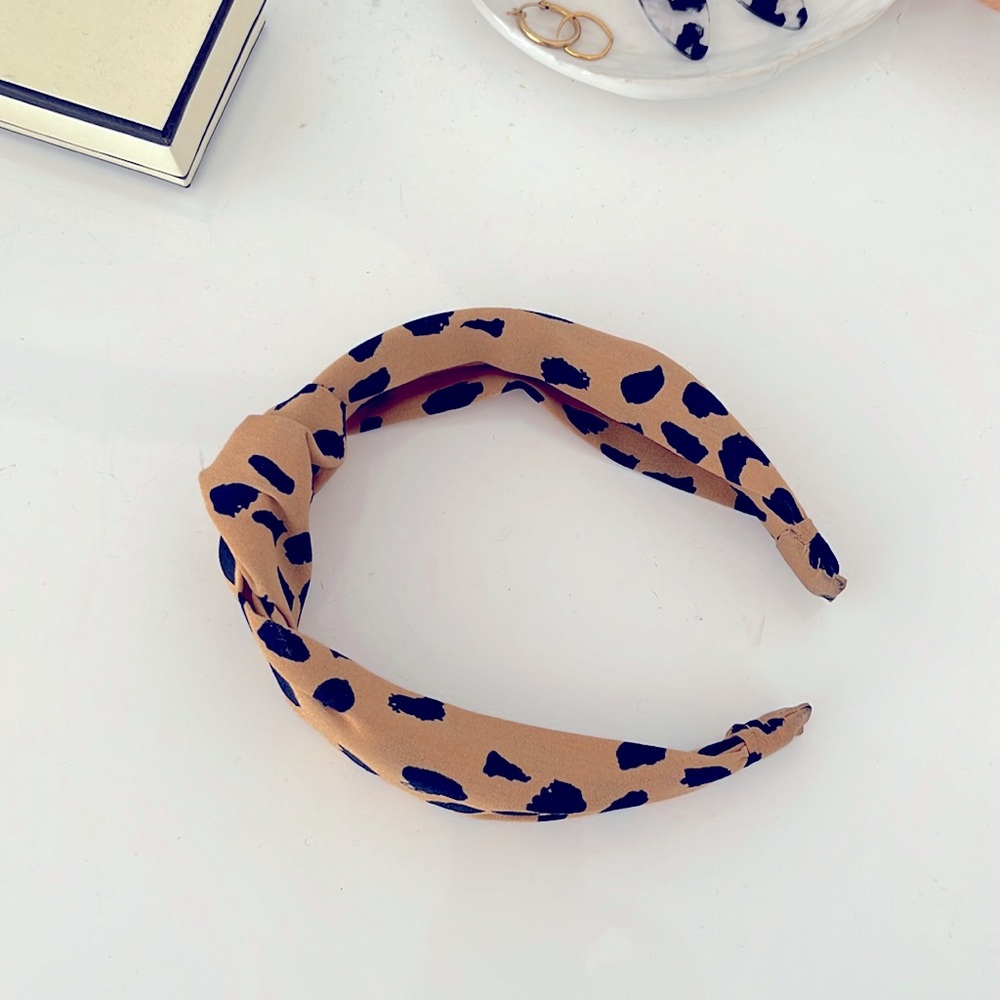 madewell cheetah headband
